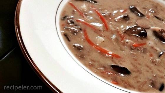 Wild Rice Cheese Soup