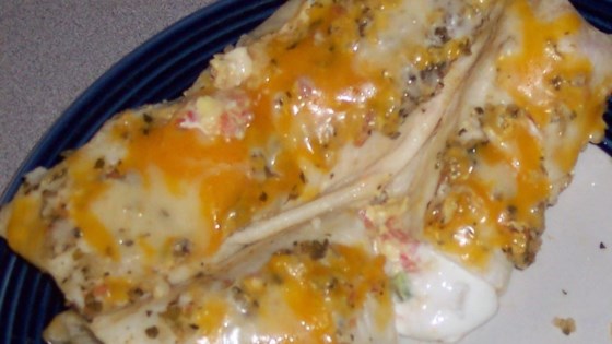 wrapped mexican eggs