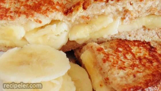 Yummy and Healthy Banana French Toast Sandwich