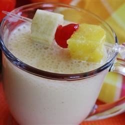 Yummy Mango-banana Milkshake