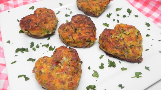 Zucchini Carrot Patties With Bacon