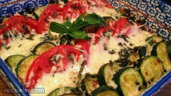 Zucchini E Pomodori Gratinati (zucchini And Tomato Gratin)