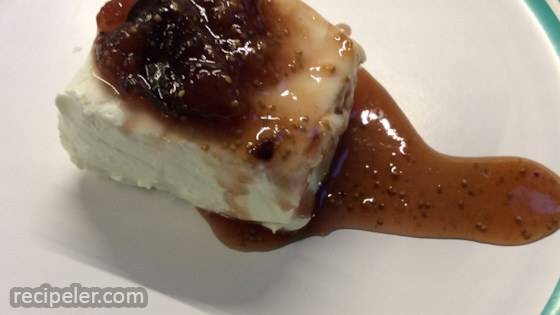 Zurie's Fresh Fig Compote Over Cream Cheese