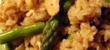 asparagus cashew rice pilaf