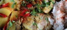 Aunt Dora's Colombian Chicken with Potatoes