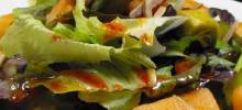 Avocado and Cantaloupe Salad with Creamy French Dressing