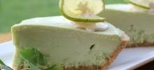 avocado lime cheesecake