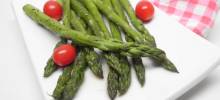 baked asparagus with red wine vinegar