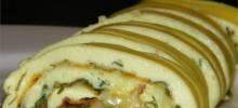 Baked Omelet Roll