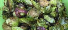 balsamic-glazed brussels sprouts