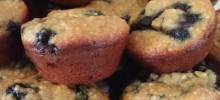 banana blueberry almond flour muffins (gluten-free)
