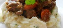 Beer Braised rish Stew and Colcannon
