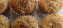 beth's peach-nectarine muffins