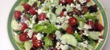 Blue Cheese and Dried Cranberry Tossed Salad