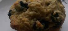 blueberry cornmeal muffins