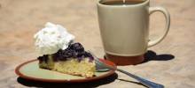 blueberry cornmeal upside-down cake