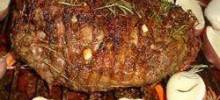Broiled and Slow-Roasted Butterflied Leg of Lamb With Cumin and Garlic