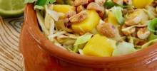 Cabbage Salad with Mango and Peanuts