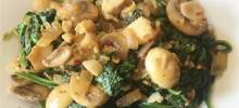 Cameroonian Fried Spinach
