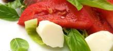 Caprese Salad with Grilled Flank Steak