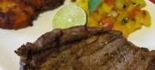caribbean beef loin steaks