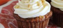 Carrot Cupcakes with White Chocolate Cream Cheese cing