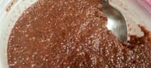 Ch-ch-ch Chia Seed Sugar-Free Chocolate Pudding