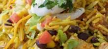 Chicken and Rice Taco Salad