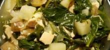 Chicken, Spinach, and Potato Soup