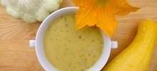 chilled yellow squash soup with dill