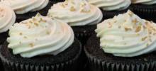 Chocolate Beer Cupcakes With Whiskey Filling And rish Cream cing