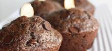 Chocolate Chocolate Chip Nut Muffins