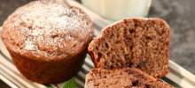 chocolate protein muffins