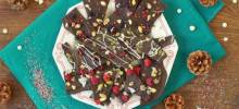 Christmas Chocolate Bark 3 Ways: Pistachio, Raspberry, and Coconut Bark