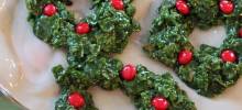 christmas cornflake wreath cookies