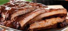 cider-mopped spareribs