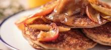 cinnamon applesauce pancakes from riceselect&#174;