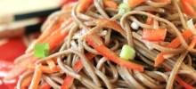 Cold Szechuan Noodles and Shredded Vegetables