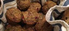 cranberry applesauce muffins