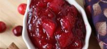 Cranberry Sauce with Honey and Pears