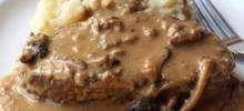 Creamy Mushroom Meatloaf