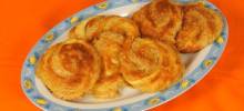 cypriot tahini pies with orange flavor