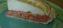 dave's rhubarb custard pie with meringue