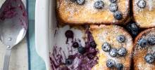 easy overnight blueberry french toast