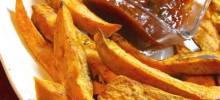 Easy Sweet Potato Fries with Curry Ketchup