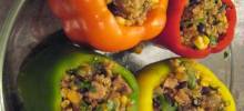 easy vegan stuffed bell peppers
