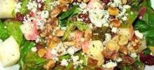 Fall Salad with Cranberry Vinaigrette