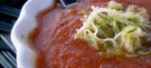 Fresh Tomato Zucchini Soup