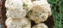 gluten-free garlic herb scones