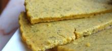 gluten-free parmesan dill flatbread